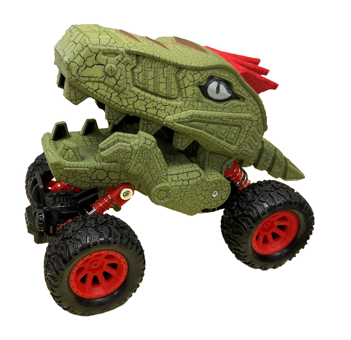 big wheels dinosaur pull back car