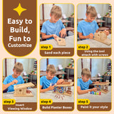 Modern Birdhouse Woodworking Kit