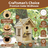 Premium Birdhouse Woodworking Kit