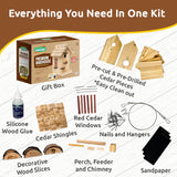 Premium Birdhouse Woodworking Kit