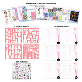 Fashionista Sketch Set with Markers