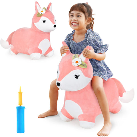 Pink Fox Bouncy Pals