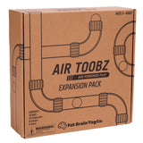 Air Toobz expansion pack front box.  Line drawings of the falls traveling through the toobz..