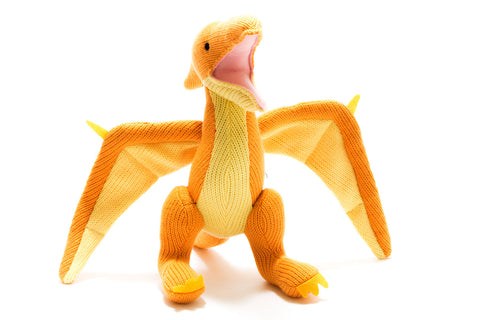 Knit Yellow Pterodactyl