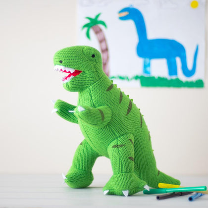 Knit Green T. rex