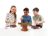 a group of kids playing playing the game