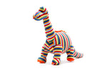 Knit Rainbow Stripe Diplodocus