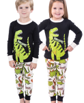 Youth Green Dinosnore PJ Set