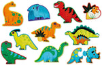 Dinosaur 2-piece 10 puzzle set