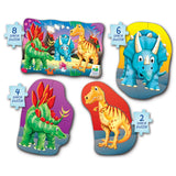 My First Puzzles Set: 4-In-A-Box Dino Puzzles