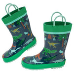 Youth Dinosaur Rain Boots