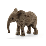 Model of African Elephant calf from the left side.  Great paint detail showcasing the deep grooves and crevices of the elephant skin.